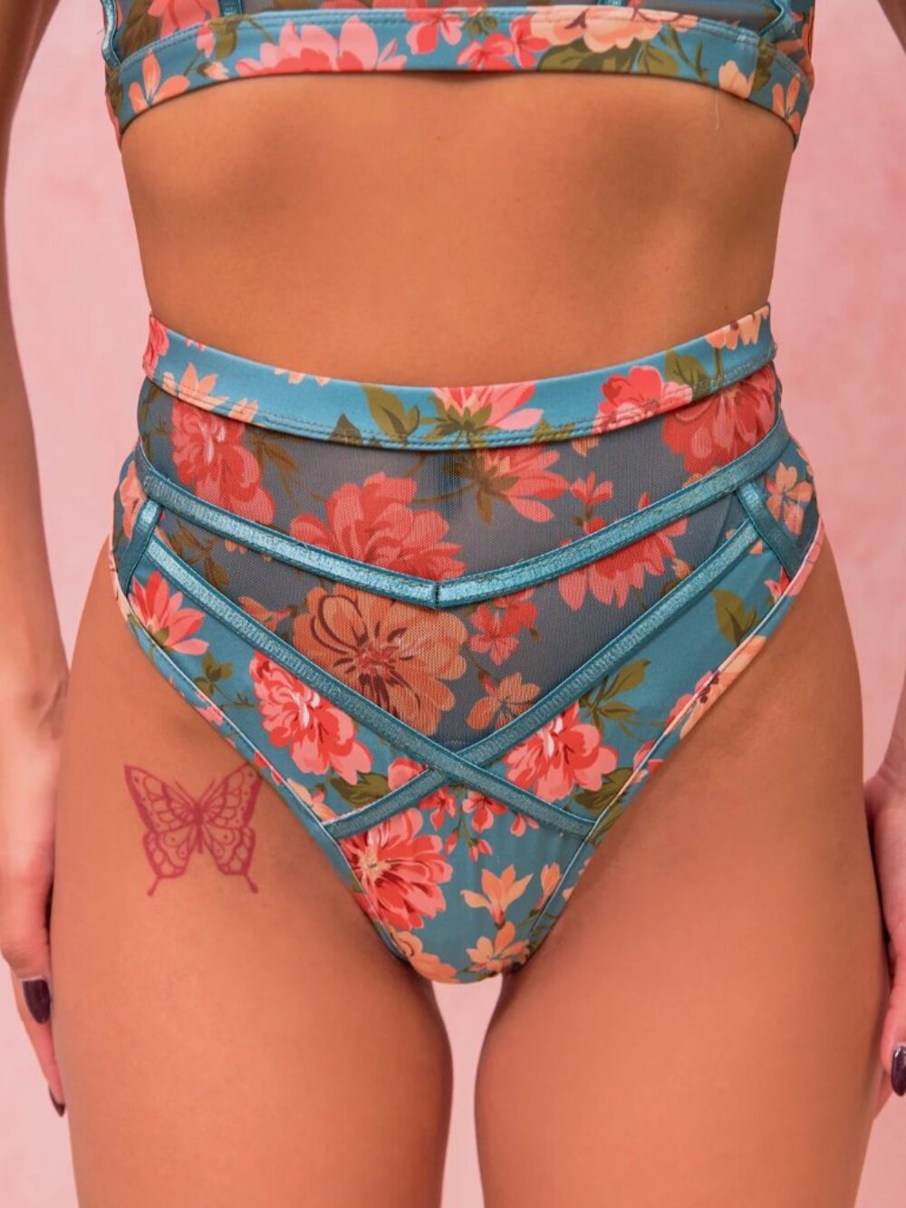(NWT) RAD Polewear - Destino Bottoms - Floral (size medium)